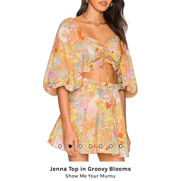 Show me your MuMu Jenna Top & Swing Mini Skirt Set - Picture 2 of 3